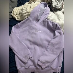 White fox hoodie